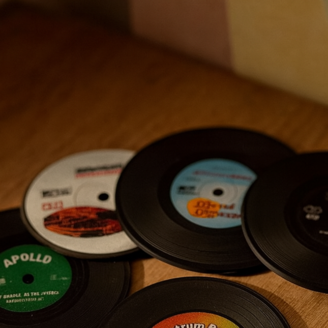 VINYL COASTERS