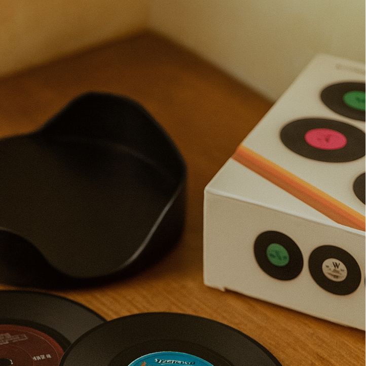 VINYL COASTERS