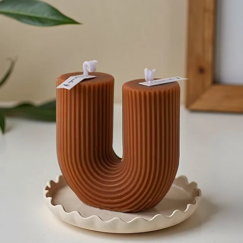 U SHAPED CANDLE