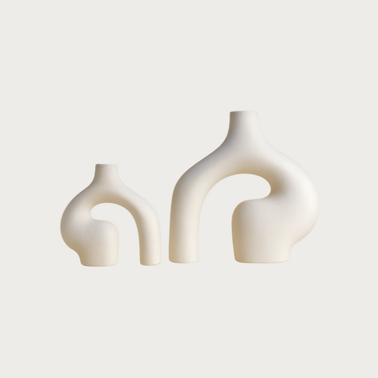 CERAMIC VASE | SET OF 2