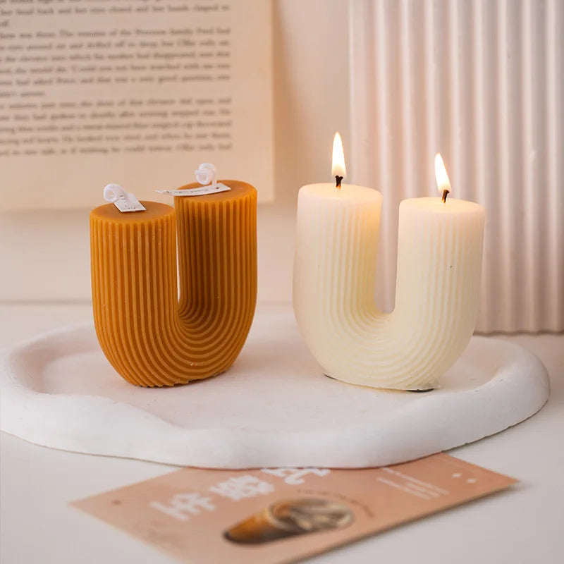 U SHAPED CANDLE